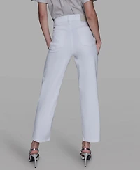 Karl Lagerfeld Paris Women's Stripe Detail Jeans