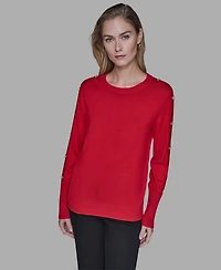 Karl Lagerfeld Paris Women's Crewneck Sweater