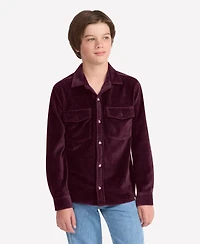 abercrombie kids Boys 5-18 Fine Wale Cord Button Down Shirt