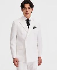 Kenneth Cole Reaction Men's Double-Breasted Slim-Fit Nested Suit