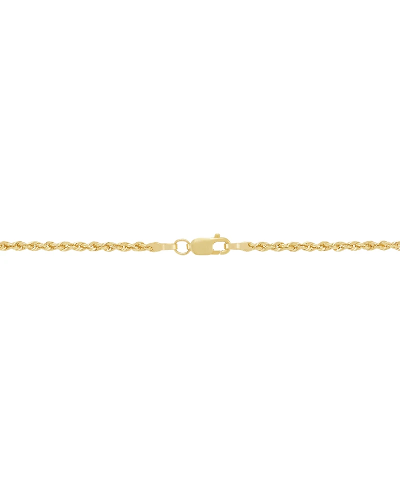 Macy's Polished Shrimp Taper Bar Pendant Necklace in 10K Yellow Gold