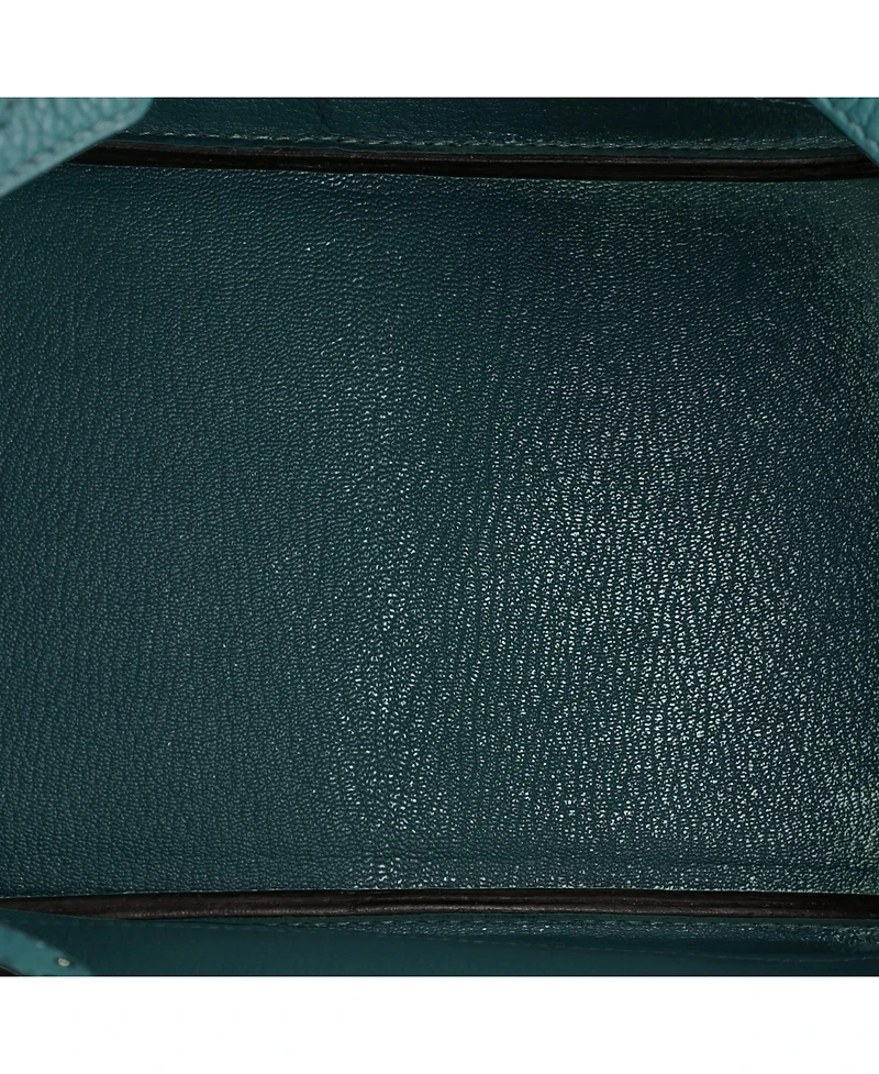 Pre-Owned Hermes Birkin 30 Handbag Green Clemence with Gold Hardware