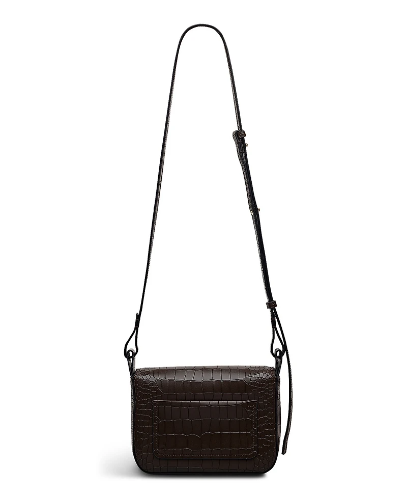 Radley London Westwell Lane - Faux Croc Mini Flap Over Crossbody Bag