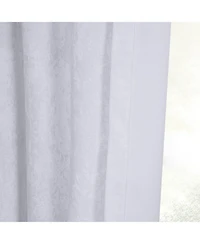 Half Price Drapes Pearl White Lush Crush Velvet Room Darkening Curtain
