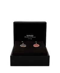 Pre-Owned Hermes Ex-Libris Drop Earrings