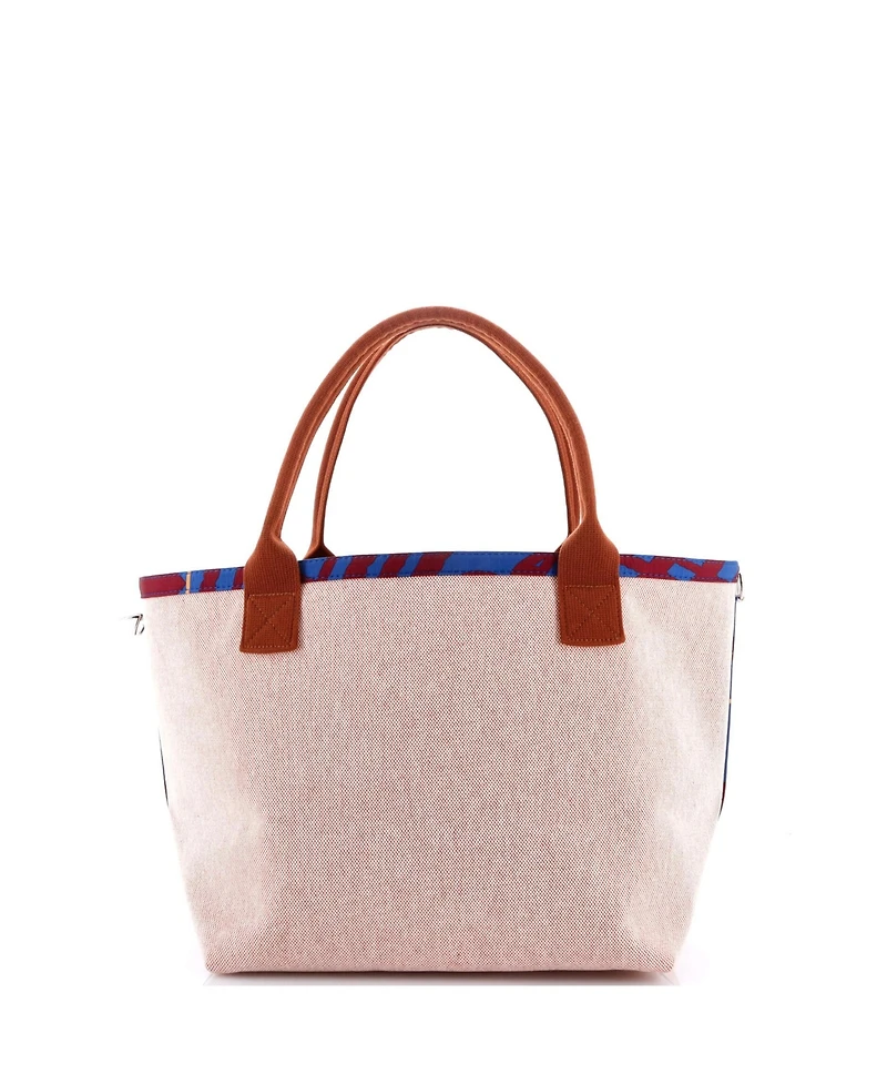 Pre-Owned Hermes Petit H So Tote Canvas