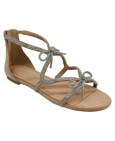 I.n.c. International Concepts Women's Gellisaa Almond Toe Flat Sandals, Macy's Exclusive