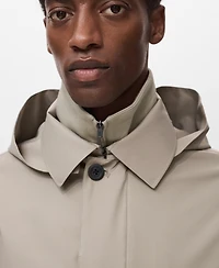 Mango Men's Thermolite Waterproof Pockets Parka