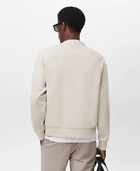 Mango Men's Regular-Fit Thermolite Pocket Sweatshirt