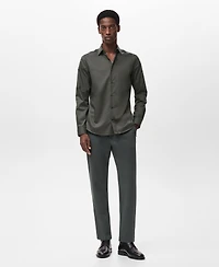 Mango Men's Comfort Stretch Non-Iron Shirt