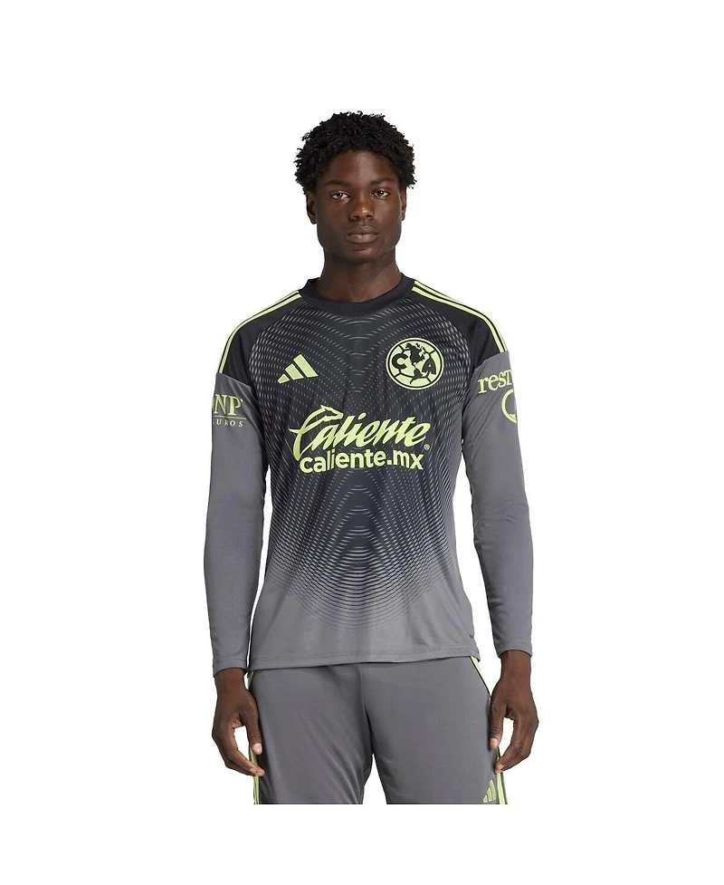 Adidas Men's Gray Club America 2025/26 Long Sleeve Goalkeeper Jersey