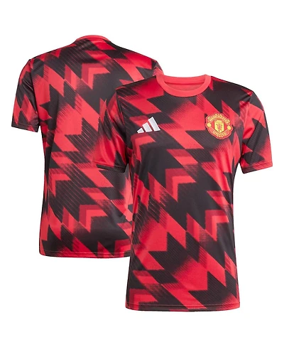Adidas Men's Red Manchester United 2025/26 Aeroready Pre-Match Top