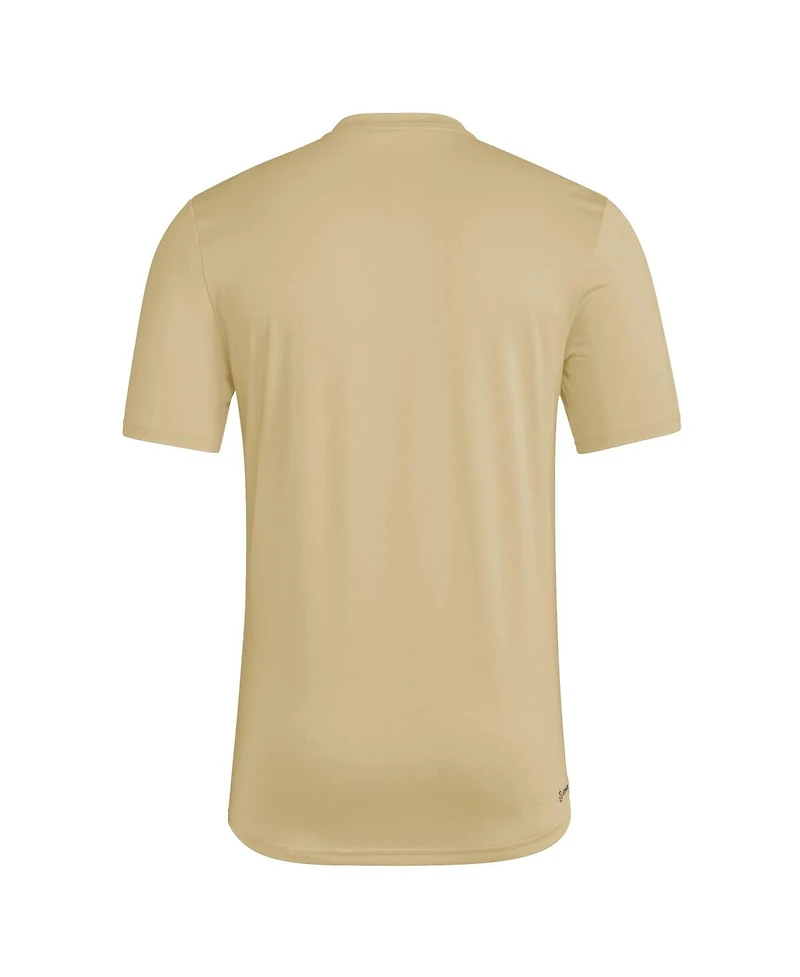 Adidas Men's Natural Texas Tech Red Raiders 2025 Military Appreciation Pre-Game Aeroready T-Shirt