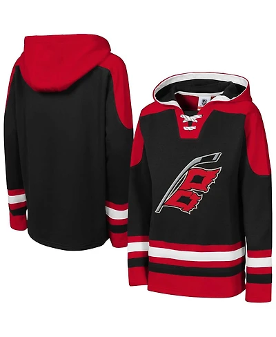 Outerstuff Big Boys and Girls Black Carolina Hurricanes Must Have Home V-Neck Pullover Hoodie