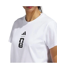 Adidas Women's White 2026 Fifa World Cup Graphic T-Shirt