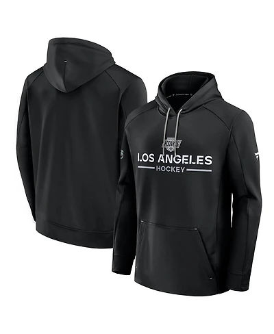 Fanatics Men's Black Los Angeles Kings Authentic Pro Rink Hoodie