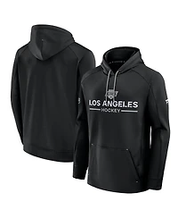 Fanatics Men's Black Los Angeles Kings Authentic Pro Rink Hoodie