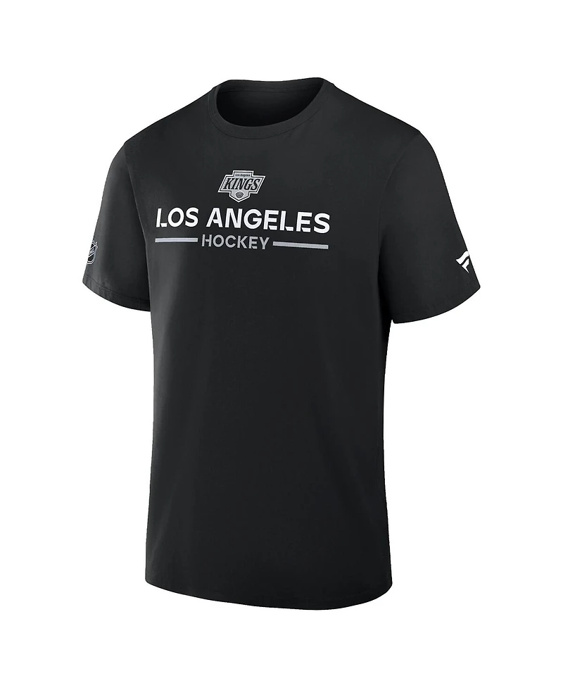 Fanatics Men's Black Los Angeles Kings Authentic Pro Primary T-Shirt