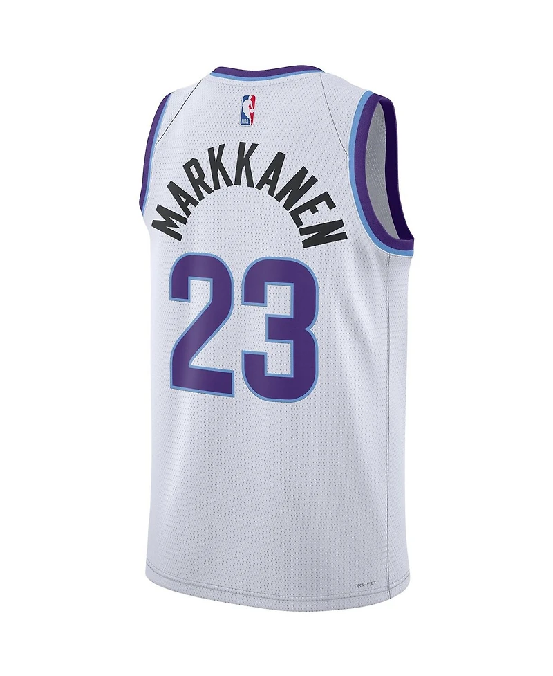 Nike Men's and Women's Lauri Markkanen White Utah Jazz Swingman Jersey - Association Edition
