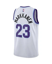 Nike Men's and Women's Lauri Markkanen White Utah Jazz Swingman Jersey - Association Edition