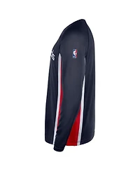 Nike Men's Navy Washington Wizards 2025/26 Authentic Pre-Game Legend Dri-fit Long Sleeve Shooting T-Shirt