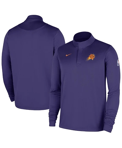 Nike Men's Purple Phoenix Suns 2025/26 Authentic Coaches Quarter-Zip Dri-Fit Sweatshirt
