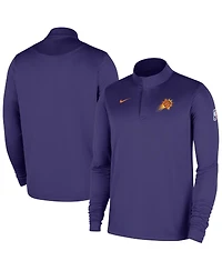 Nike Men's Purple Phoenix Suns 2025/26 Authentic Coaches Quarter-Zip Dri-Fit Sweatshirt