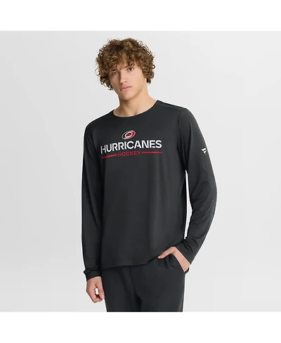 Fanatics Men's Black Carolina Hurricanes Authentic Pro Rink Tech Long Sleeve T-Shirt