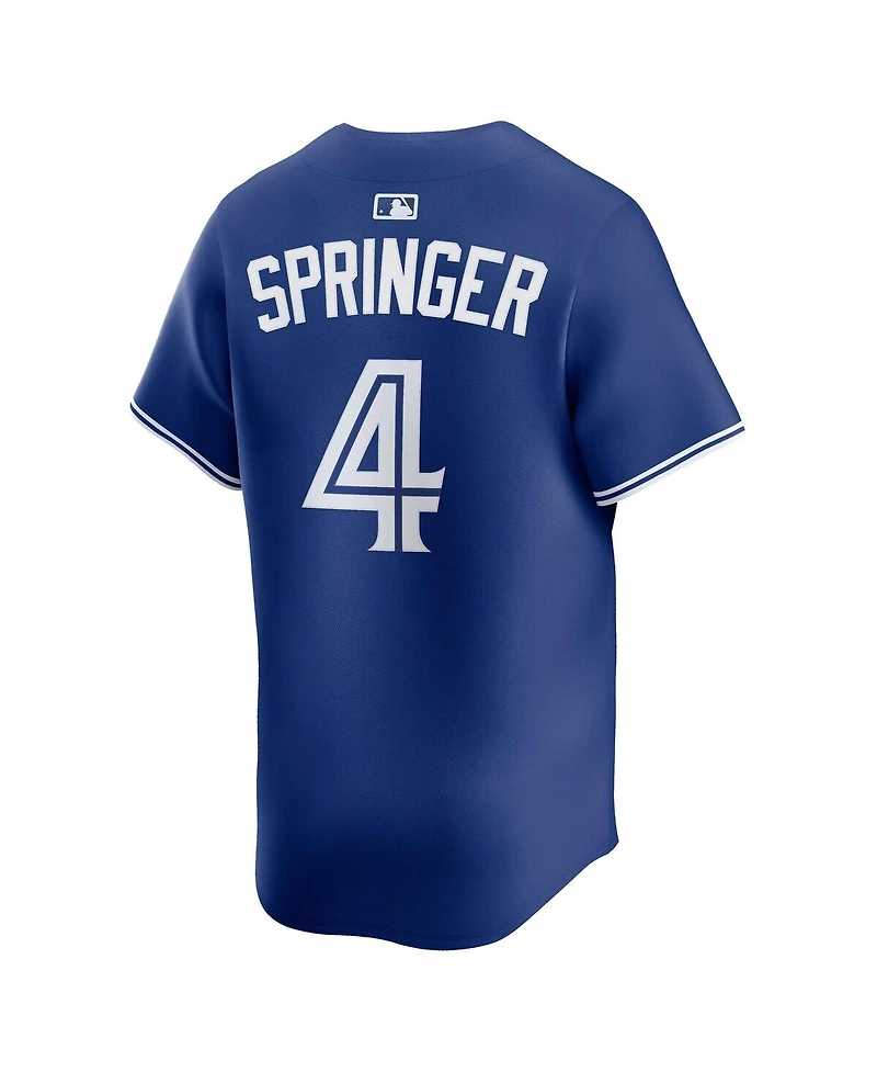 Nike Men's George Springer Royal Toronto Blue Jays Alternate 2 Limited Jersey