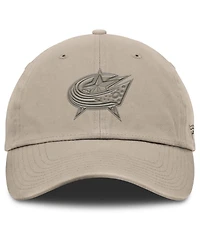 Fanatics Men's Tan Columbus Blue Jackets Authentic Pro Road Adjustable Hat
