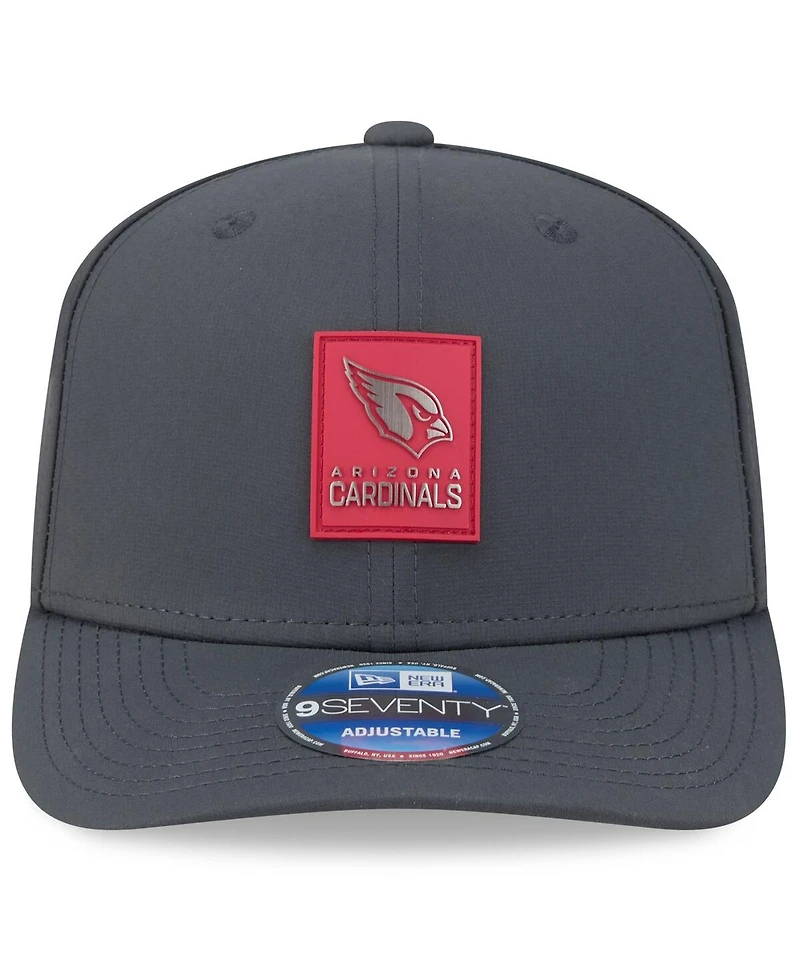 New Era Men's Charcoal Arizona Cardinals 2025 Sideline Cold Weather 9SEVENTY Adjustable Hat