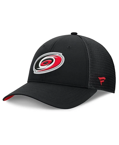 Fanatics Men's Black Carolina Hurricanes Authentic Pro Home Ice Trucker Adjustable Hat