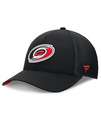 Fanatics Men's Black Carolina Hurricanes Authentic Pro Home Ice Trucker Adjustable Hat