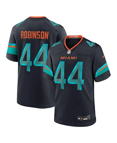 Nike Men's Chop Robinson Pitch Blue Miami Dolphins 2025 Rivalries Collection Game Jersey
