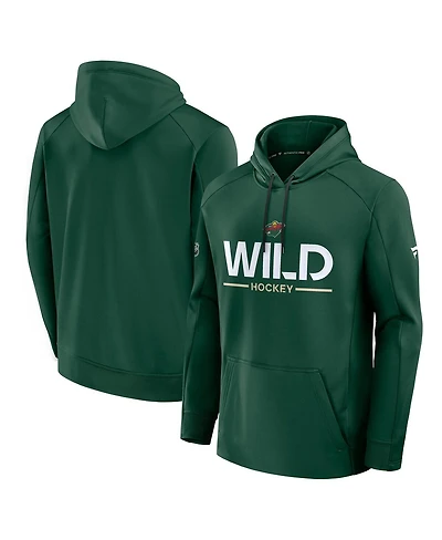 Fanatics Men's Green Minnesota Wild Authentic Pro Rink Hoodie