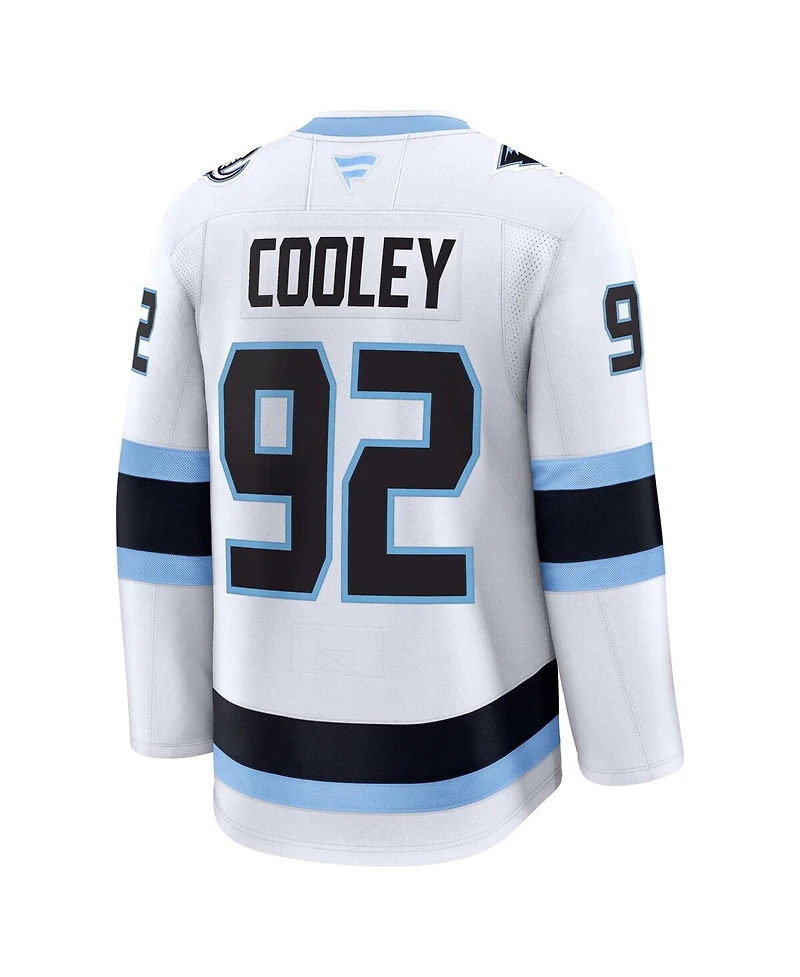 Fanatics Men's Logan Cooley White Utah Mammoth Away Premium Player Jersey