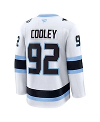 Fanatics Men's Logan Cooley White Utah Mammoth Away Premium Player Jersey
