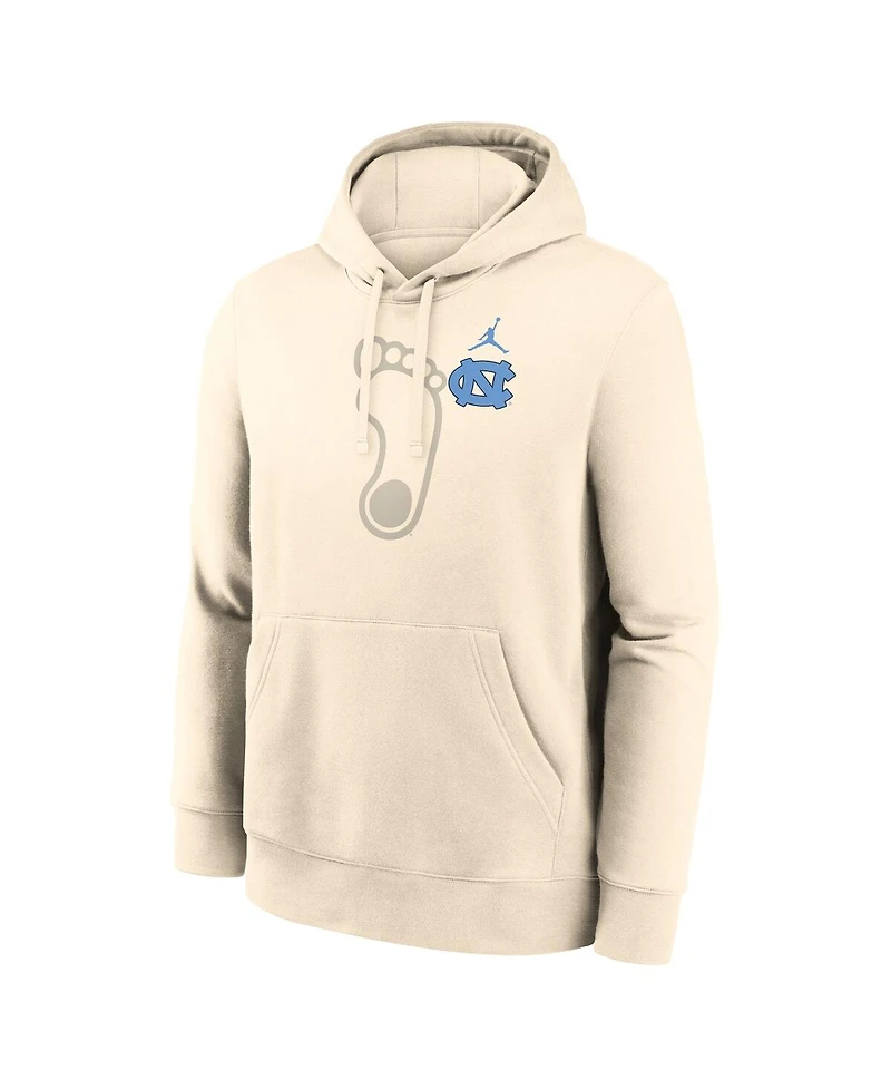 Nike Men's Cream North Carolina Tar Heels Campus Shadow Hoodie