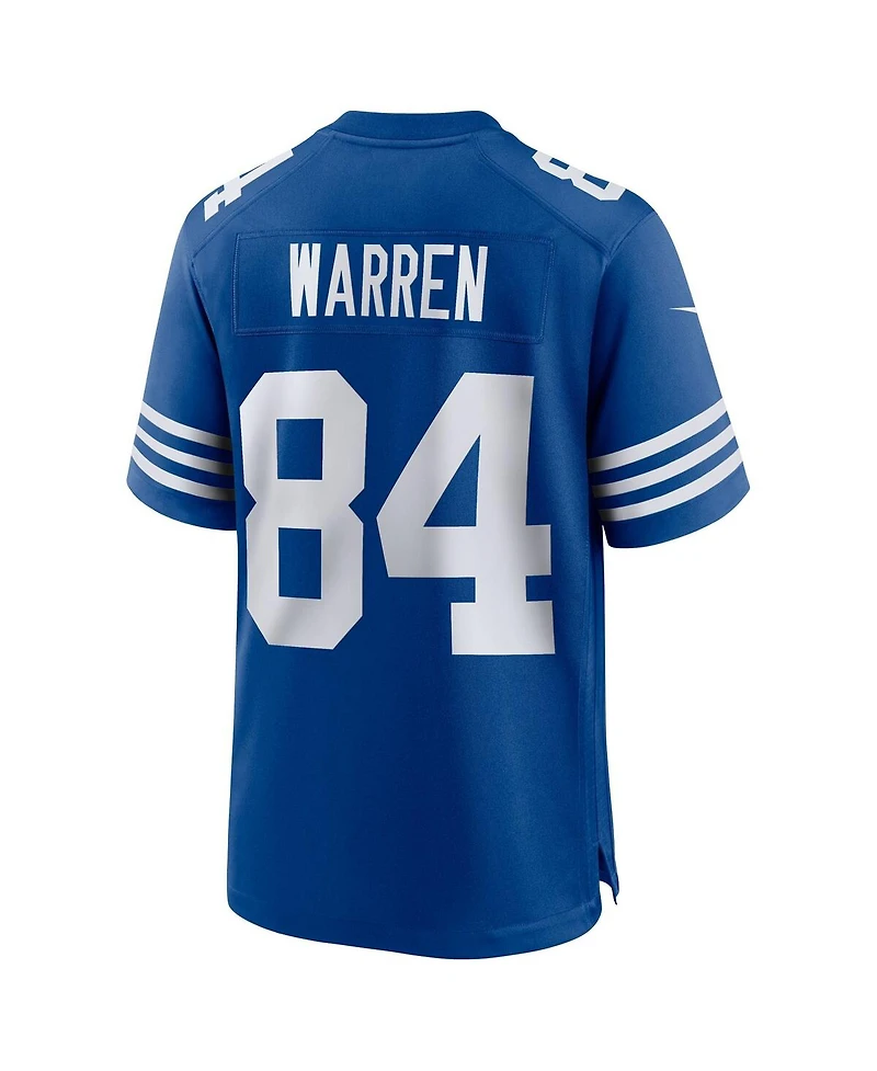 Nike Men's Tyler Warren Royal Indianapolis Colts Alternate Game Jersey