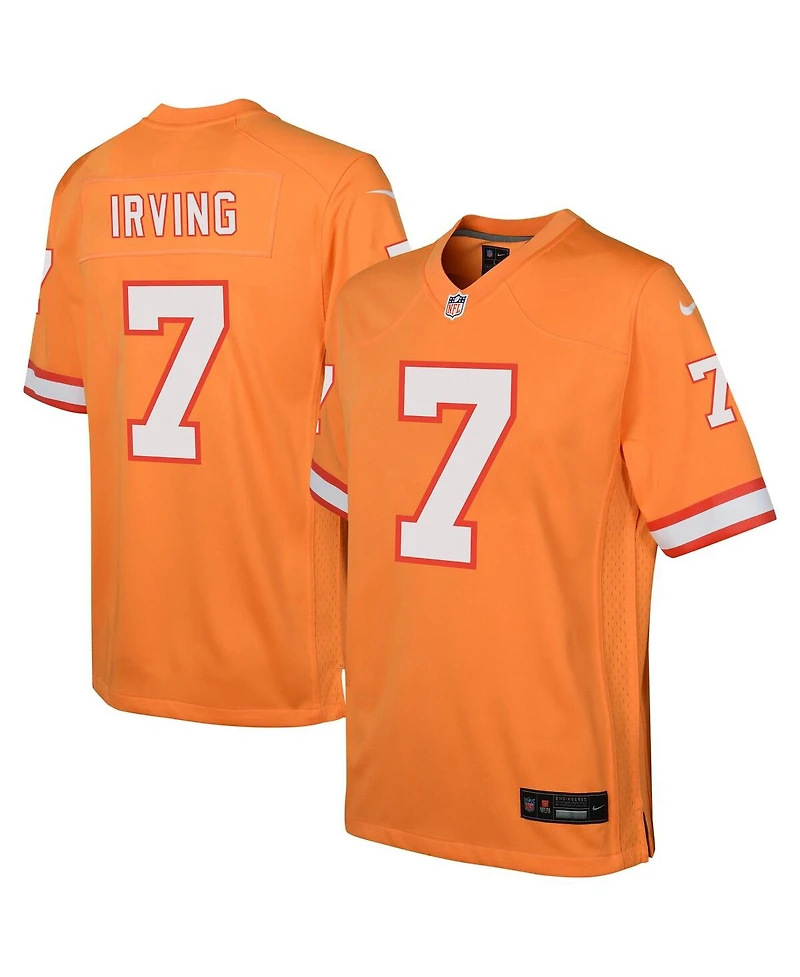 Nike Big Boys and Girls Bucky Irving Orange Tampa Bay Buccaneers Alternate Game Jersey