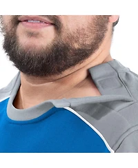 G-iii Sports by Carl Banks Men's Blue Detroit Lions Adaptive Lord Stanley Crewneck Sweatshirt