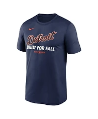 Nike Men's Navy Detroit Tigers 2025 Mlb Postseason Authentic Collection Legend Dri-fit T-Shirt
