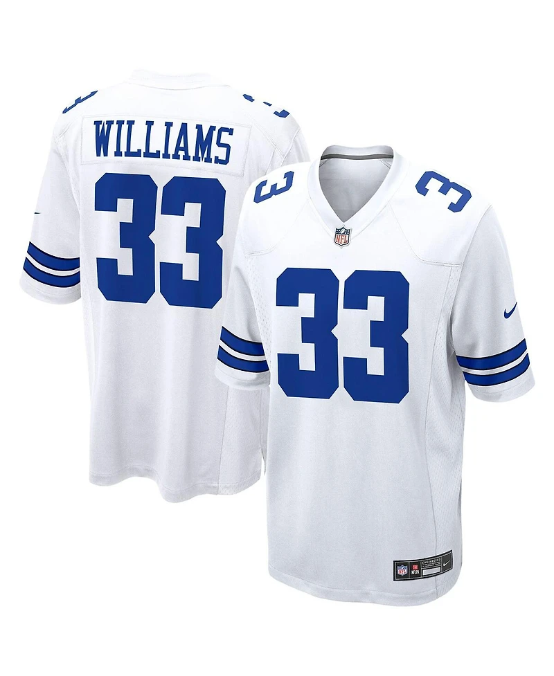 Nike Men's Javonte Williams White Dallas Cowboys Game Jersey