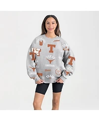 Gameday Couture Women's Gray Texas Longhorns Always on Repeat Fleece Sweatshirt
