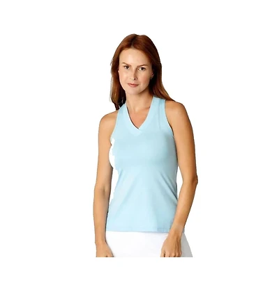 Sofibella Women's Uv Colors Racerback Tennis Tank Top