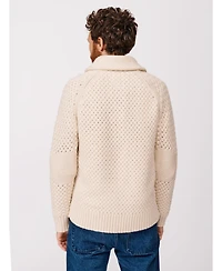 Aubin Men's Frampton Shawl Cardigan Sweater