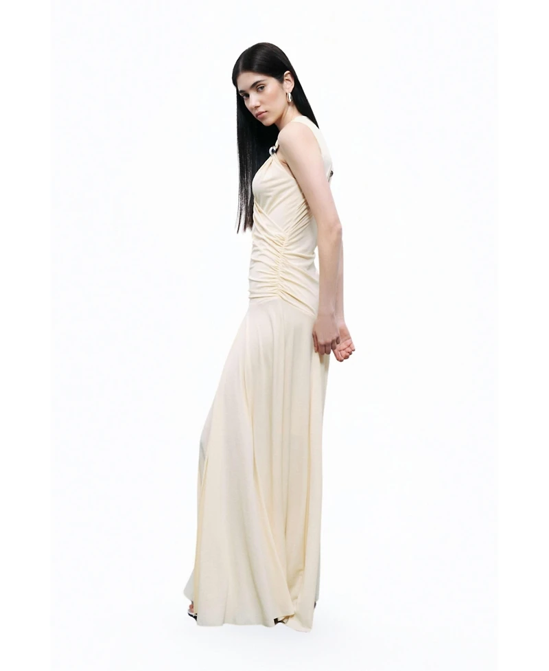 Nocturne Women's Accessory Detailed Maxi Dress