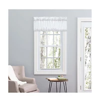 Ellis Stacey 1.5" Rod Pocket High Quality Fabric Solid Color Window Balloon Valance 60"x15