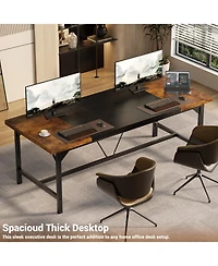 63 x 31.5 inches Computer Desk, Sturdy Large Office Premium 2 Person Long Desks