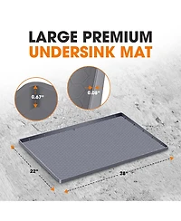 Cheer Collection Sillicone Under Sink Mat 22" x 28"